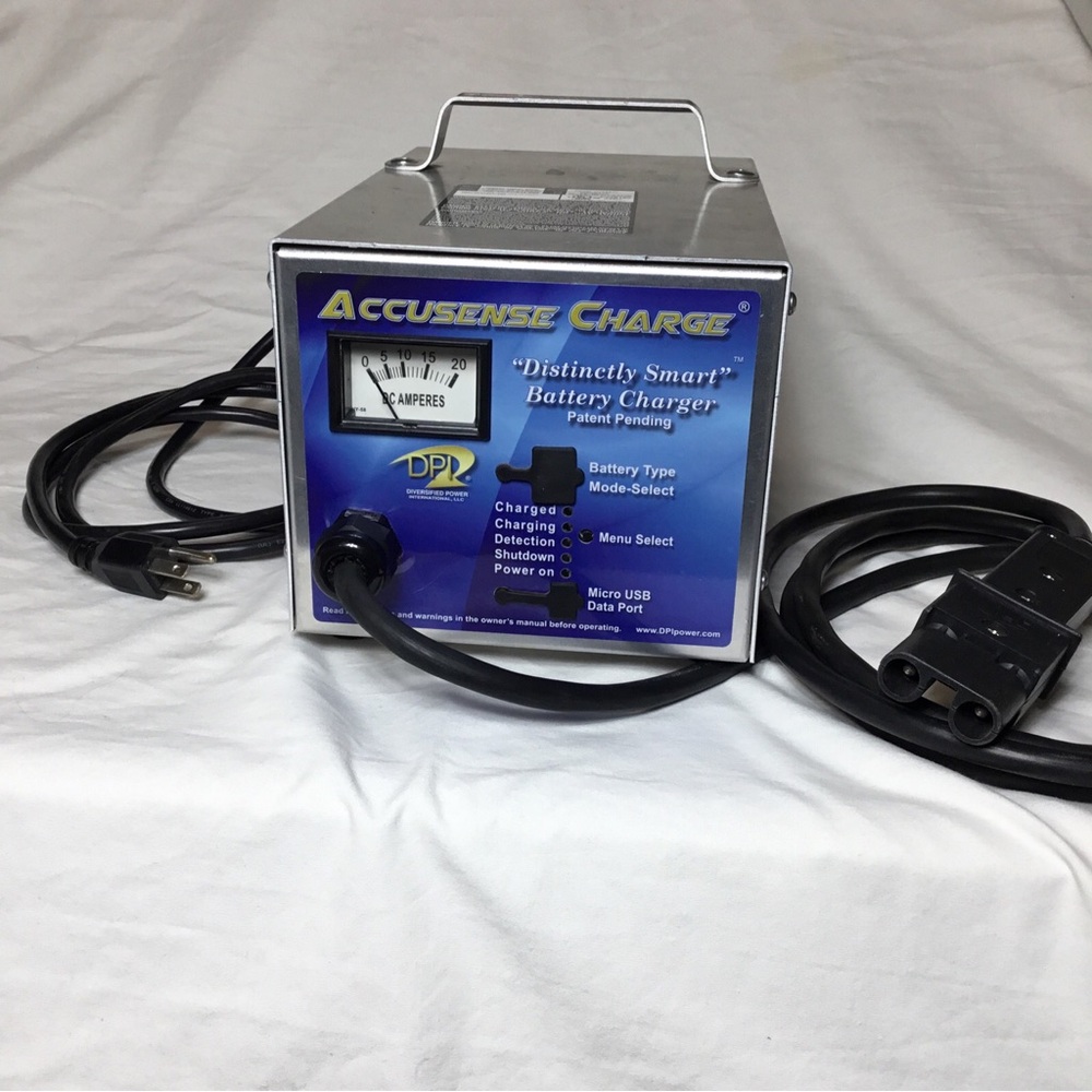 Accusense Charge Distinctly 17A Smart golf cart Battery Charger 48V tested